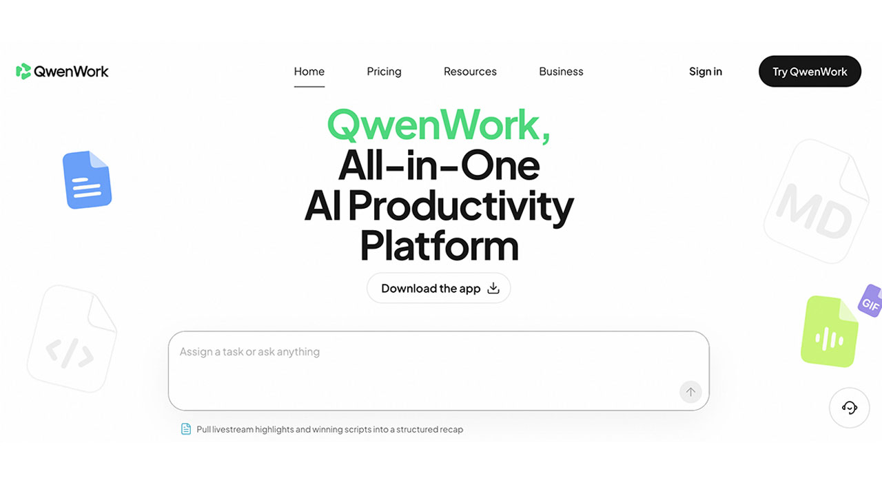 Alibaba เปิดตัว QwenWork International Edition ขยายแพลตฟอร์ม AI Agent เพื่อการทำงานแบบครบวงจร สู่ตลาดโลก
